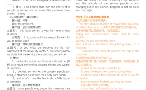 大学英语六级作文模板大全(完整版)_英语四六级整合_英语四六级真题版本二此版为主此文件夹会持续更新_四六级单词汇总_四级单词_赠四六级加油包_写作