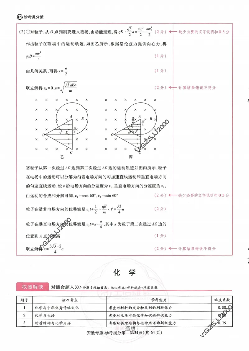 王后雄高考押题预测卷2024安徽专版诊考提分册_2024高考押题卷_22024王hou雄_16王后雄押题_2024年王后雄高考押题预测卷（安徽专版）