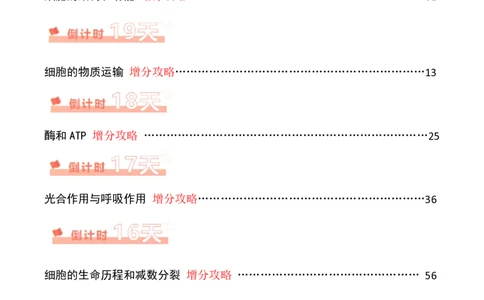 生物（一）-2024年高考考前20天终极冲刺攻略_2024高考押题卷_62024学科网全系列_20学科网高考考前终极攻略_生物-2024年高考考前20天终极冲刺攻略