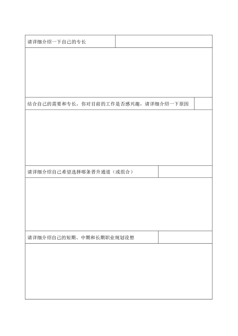 员工职业生涯规划表(1)_E6-职业规划_94其他专业