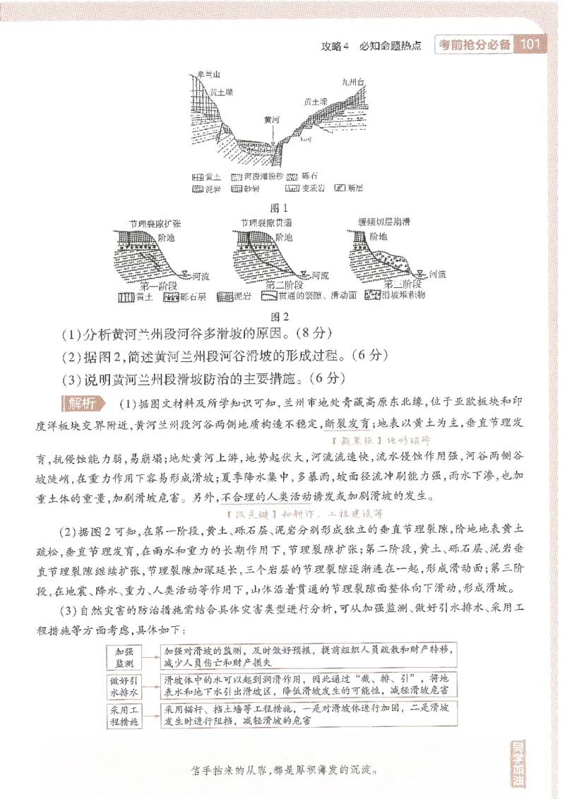 试题调研第十辑地理_2023高考押题卷_试题调研8910期考前推荐看的三期_试题调研第十期考前抢分必备_试题调研第十辑