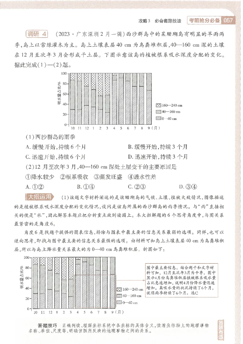 试题调研第十辑地理_2023高考押题卷_试题调研8910期考前推荐看的三期_试题调研第十期考前抢分必备_试题调研第十辑