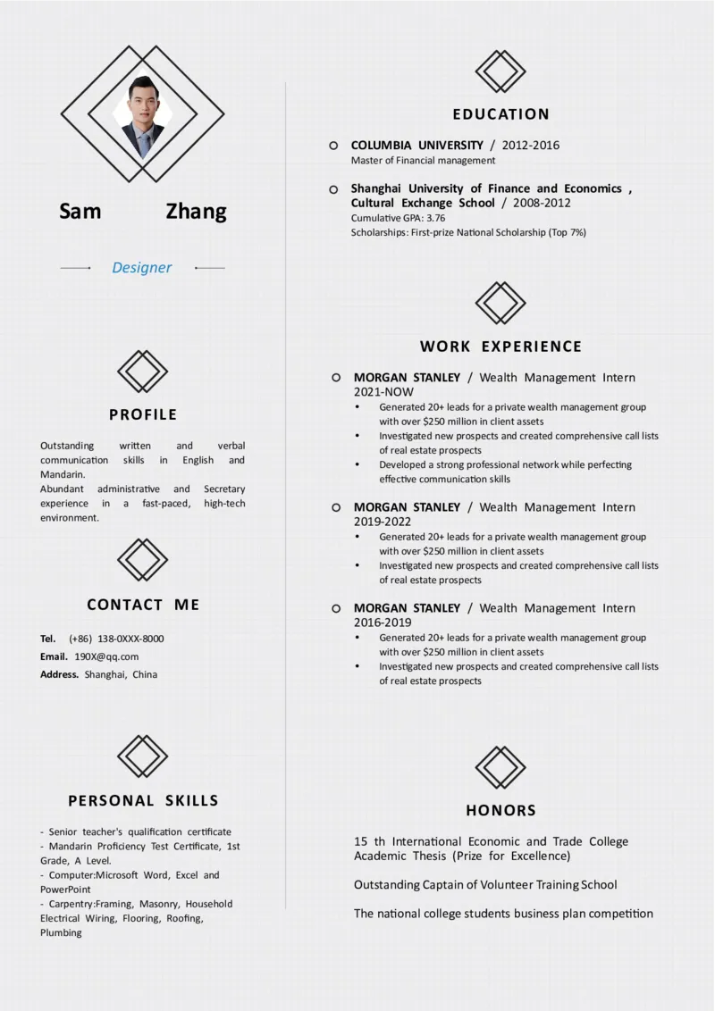 2高端简洁英文CV简历(29)_各类简历_简历模板(1)_英文简历模版86套2025版_