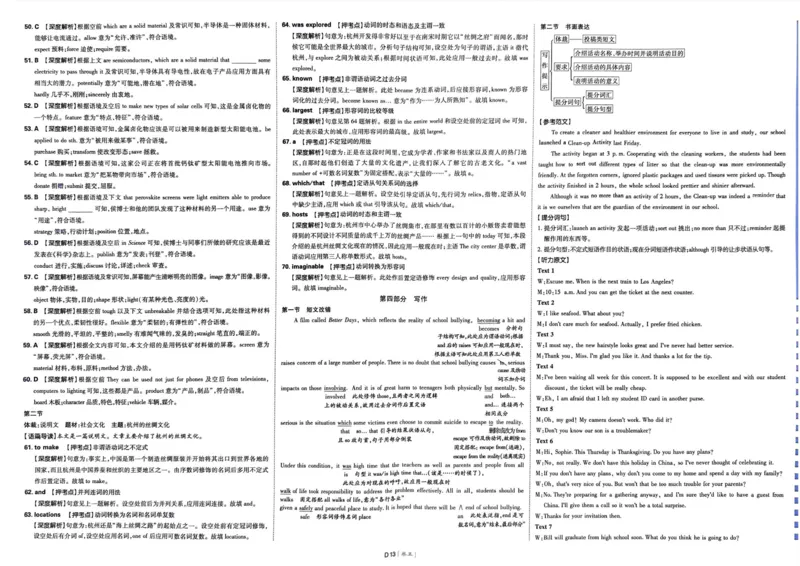 英语答案_2023高考押题卷_22023理想书高考必刷卷之押题卷_全国卷版_押题卷&middot;英语