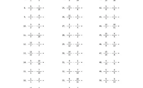分数减法第71~90篇（高级）_编码0121-6年级数学口算计算_口算题（适合5年级）_分数-减法（200篇）_（分数）减法高级（100篇）