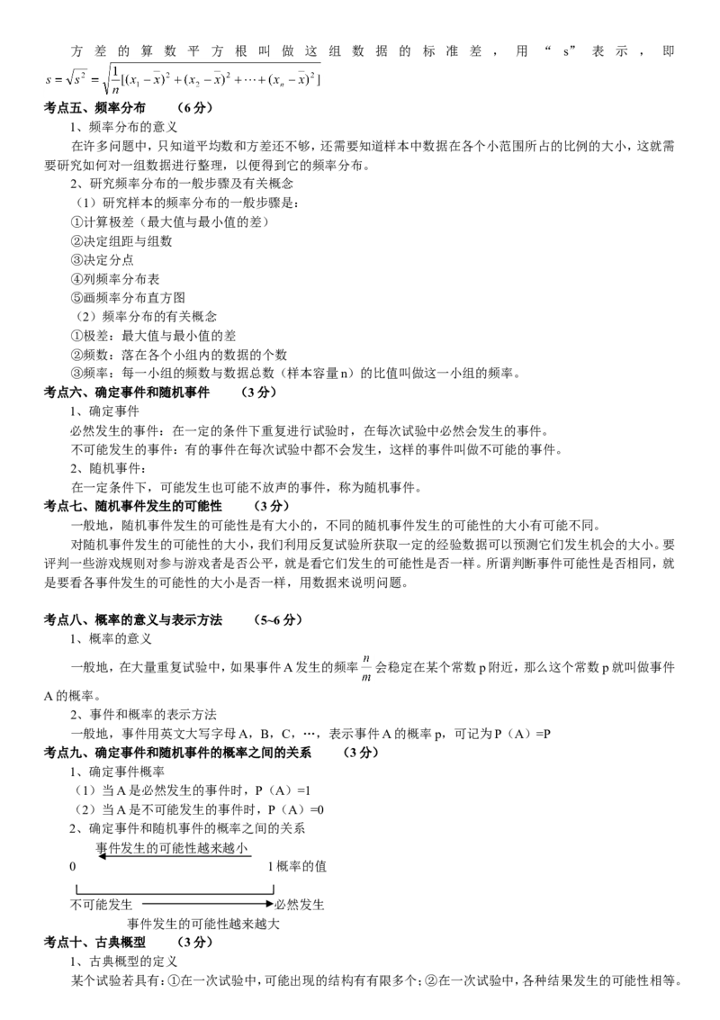 品优教学2018中考数学知识点大全_赠送小初高学霸笔记等_小初高知识点_小初高知识点_中考数学知识点
