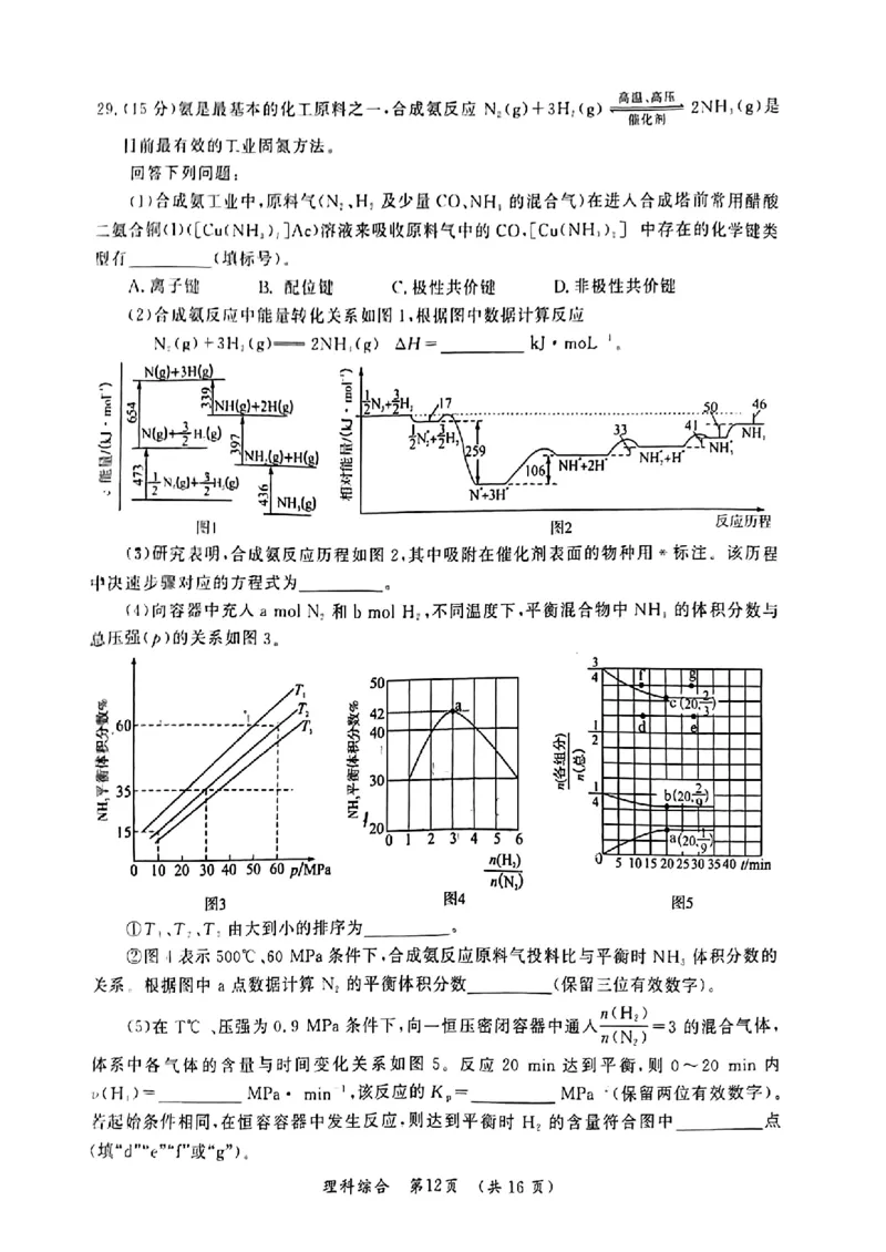 2024届河南省开封市高三下学期第二次质量检测理科综合试题_2024年3月_013月合集_2024届河南省开封市高三下学期第二次质量检测_2024届河南省开封市高三下学期第二次质量检测-理科综合