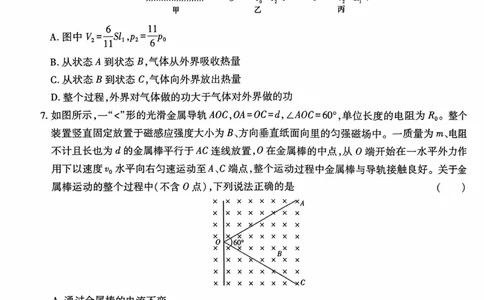 物理试卷_2024高考押题卷_22024王hou雄_16王后雄押题_2024年王后雄高考押题预测卷（湖北专版）_物理