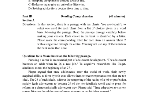 2016年6月英语六级真题及答案_历年英语四六级真题+解析合集2015-2023.6_2016年6月英语四六级_2016年6月英语六级真题及答案_卷一2016年6月英语六级真题及答案