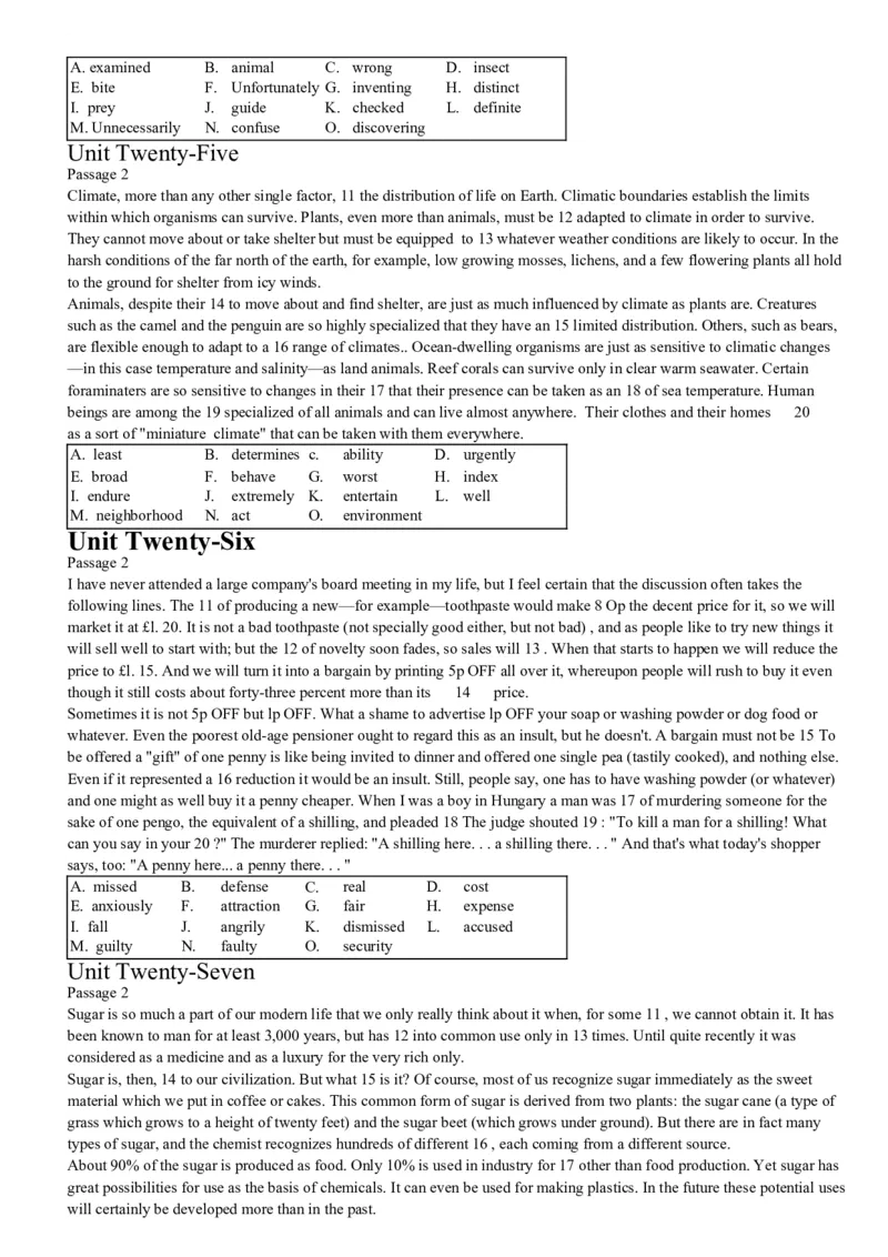 大学英语四级考试15选10专项训练_英语四六级整合_英语四六级真题版本二此版为主此文件夹会持续更新_四六级单词汇总_四级单词_赠四六级加油包_阅读
