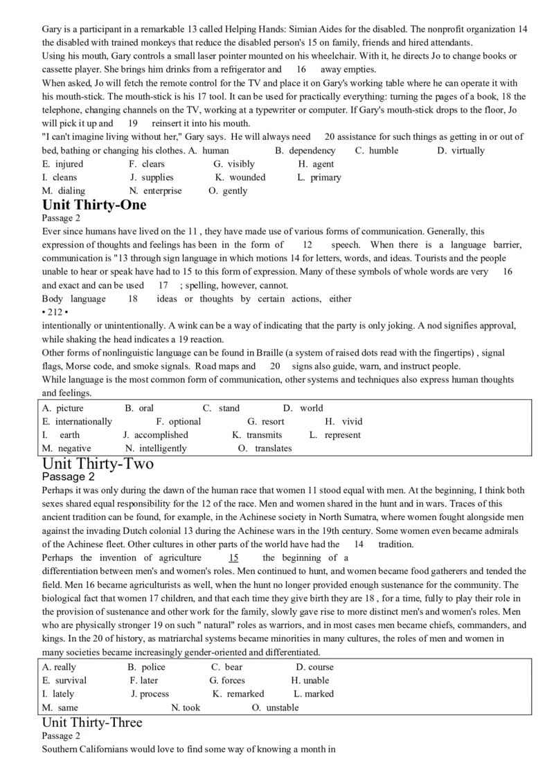 大学英语四级考试15选10专项训练_英语四六级整合_英语四六级真题版本二此版为主此文件夹会持续更新_四六级单词汇总_四级单词_赠四六级加油包_阅读