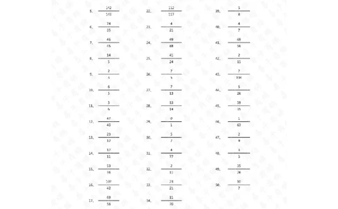 分数加减混合第41-60篇（高级）答案_编码0121-6年级数学口算计算_口算题（适合5年级）_分数-加减混合（280篇）_（分数）加减混合高级2～（80篇）