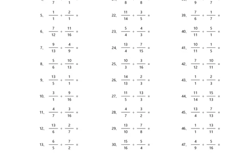 分数除法第21-50篇_编码0121-6年级数学口算计算_口算题（适合6年级）(1)_分数-除法（200篇）_（分数）除法高级（100篇）