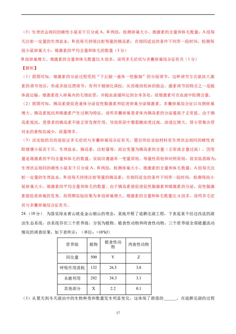 生物（山东卷）（全解全析）_2023高考押题卷_学易金卷-2023学科网押题卷（各科各版本）_2023学科网押题卷-学易金卷-生物_生物（山东卷）-学易金卷：2023年高考考前押题密卷