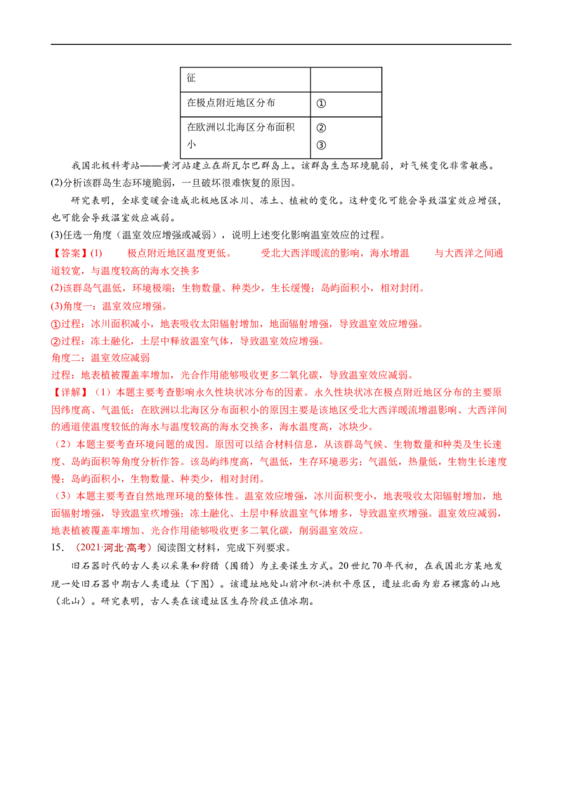 专题18资源、环境与国家安全-五年（2019-2023）高考地理真题分项汇编（解析版）_赠送：2008-2024全套高考真题_高考地理真题_送高考地理五年真题(2019-2023)分项汇编（全国通用）