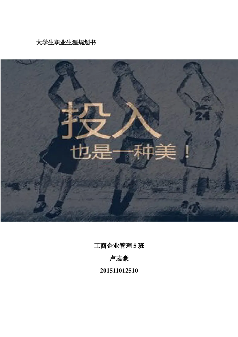 大学生职业生涯规划书人力资源管理_E6-职业规划_42人力资源专业