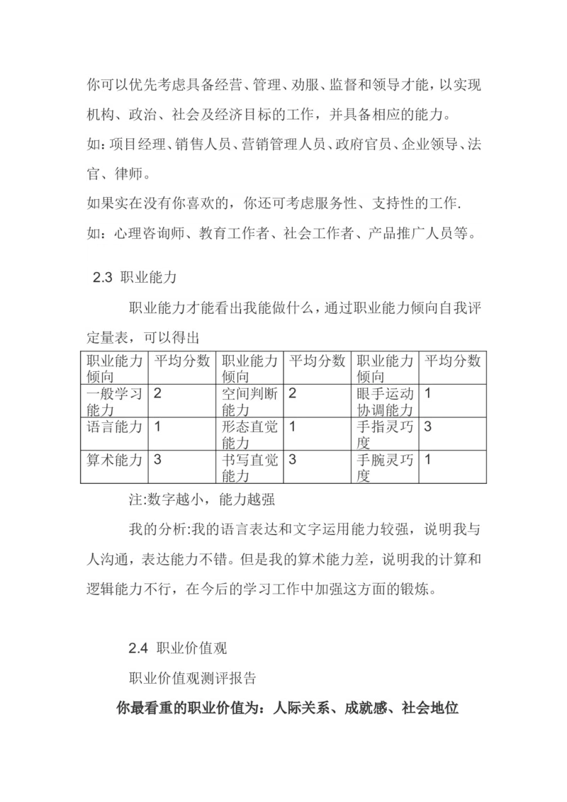 大学生职业生涯规划书人力资源管理_E6-职业规划_42人力资源专业