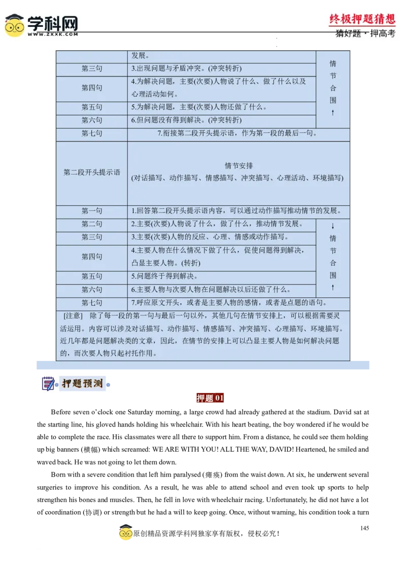 英语-2024年高考终极押题猜想（解析版）_2024高考押题卷_62024学科网全系列_212024年高考终极押题猜想_英语-2024年高考终极押题猜想（全国卷通用）