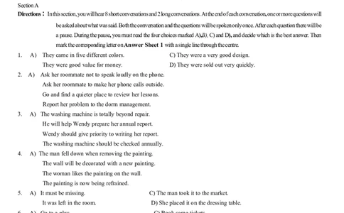 ❤2014年6月年大学英语四级考试真题（二）_英语四六级整合_英语四六级真题版本二此版为主此文件夹会持续更新_四级真题_1.四级真题+答案解析+听力音频(1989-2025)_2014年_2014年06月CET4