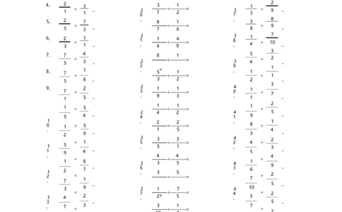 分数除法第1-20篇（初级）_编码0121-6年级数学口算计算_口算题（适合6年级）(1)_分数-除法（200篇）_（分数）除法初级（100篇）