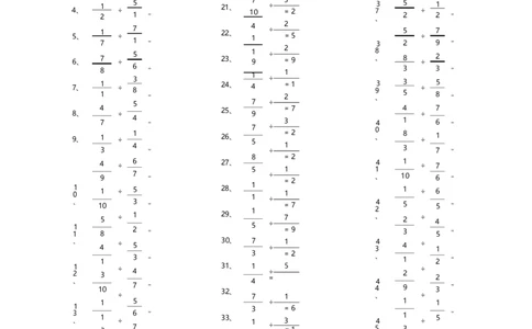 分数除法第1-20篇（初级）_编码0121-6年级数学口算计算_口算题（适合6年级）(1)_分数-除法（200篇）_（分数）除法初级（100篇）
