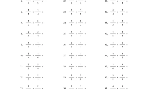 分数乘法第91~100篇（初级）_编码0121-6年级数学口算计算_口算题（适合6年级）(1)_分数-乘法（200篇）_（分数）乘法初级（100篇）