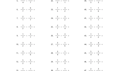 分数除法第61~80篇（初级）_编码0121-6年级数学口算计算_口算题（适合6年级）(1)_分数-除法（200篇）_（分数）除法初级（100篇）