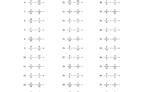 分数乘法第71~80篇（高级）_编码0121-6年级数学口算计算_口算题（适合6年级）(1)_分数-乘法（200篇）_（分数）乘法高级（100篇）