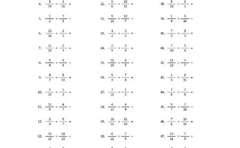 分数乘法第71~80篇（高级）_编码0121-6年级数学口算计算_口算题（适合6年级）(1)_分数-乘法（200篇）_（分数）乘法高级（100篇）