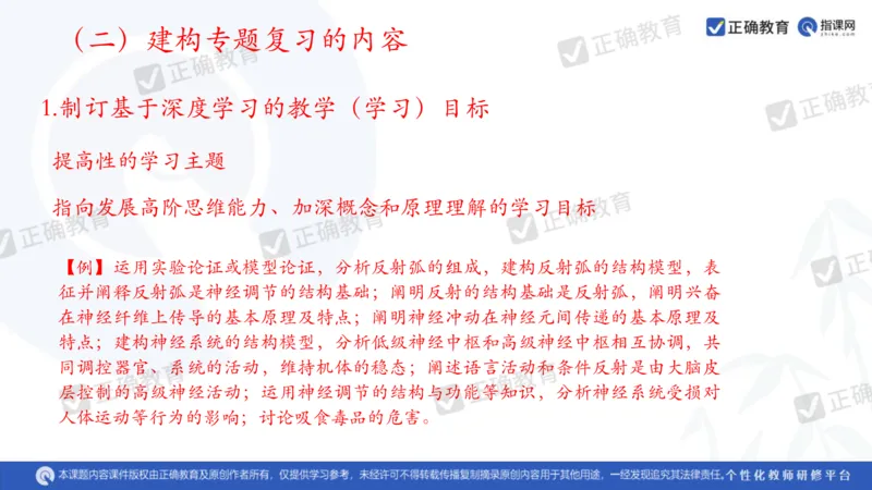 生物---成都石室中学赵广宇《指向深度学习的高三专题复习策略》3.13_2024高考押题卷_152024其他平台全系列_资料2024版（名校︱机构）备考押题资料_全国卷