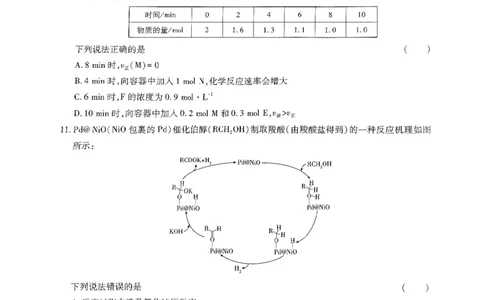 王后雄高考押题预测卷2024辽宁专版-化学_2024高考押题卷_22024王hou雄_（新高考）2024王后雄押题预测卷（分科版）_5.化学