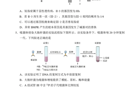 2024北京石景山高三一模生物试题及答案(1)_2024年4月_024月合集_2024届北京市石景山区高三一模