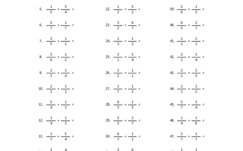 分数加法第21~40篇（初级）_编码0121-6年级数学口算计算_口算题（适合5年级）_分数-加法（200篇）_（分数）加法初级（100篇）