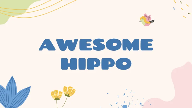 可爱动物（23）_10000+PPT模板大礼包_7丶卡通PPT模板_（100）26套可爱动物ppt模板_主图用