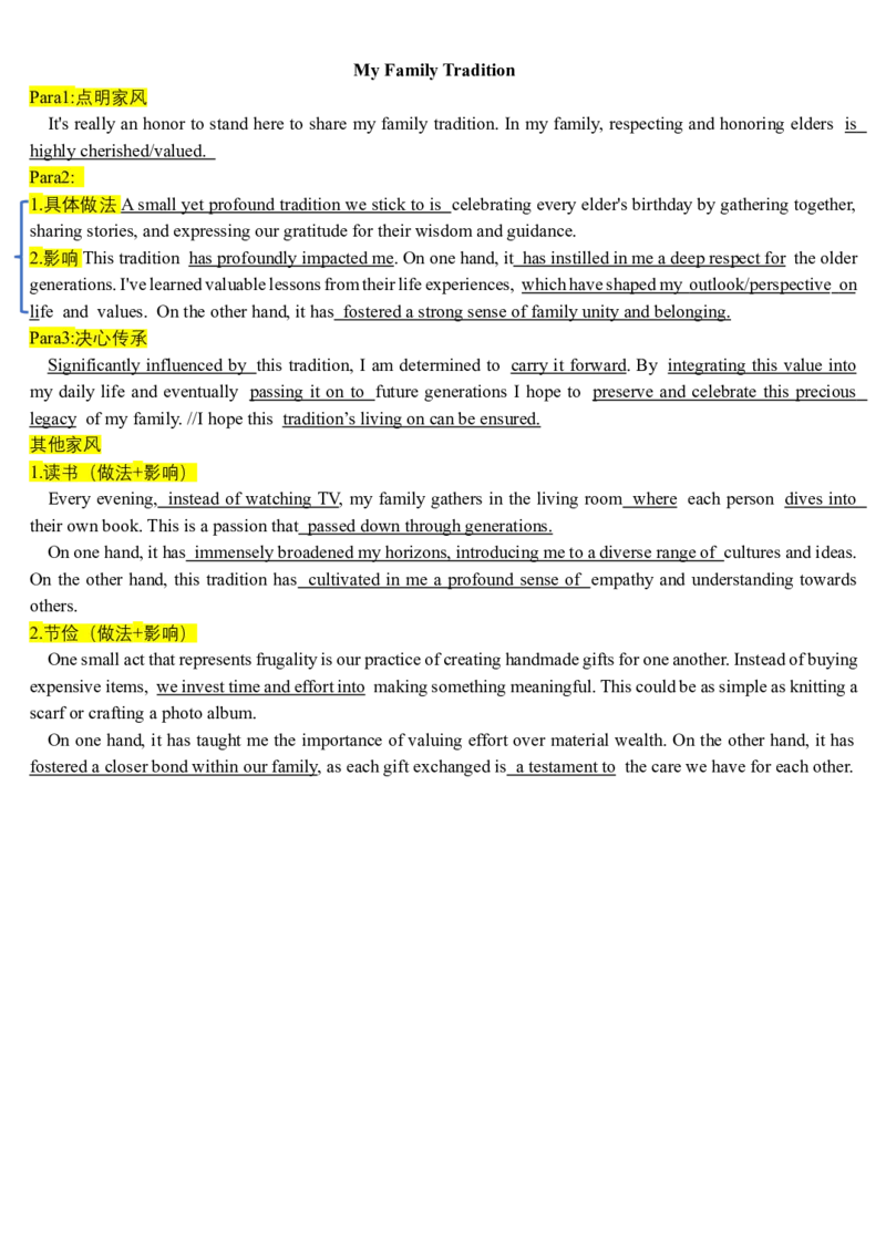 英语试题英语作文家风演讲稿+打鼓的小女孩_2024年6月(1)_01按日期_01号_2024届山东省实验中学高三下学期5月高考模拟_2024届山东省实验中学高三下学期5月高考模拟英语