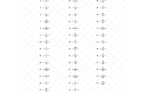 分数减法第71~90篇（高级）答案_编码0121-6年级数学口算计算_口算题（适合5年级）_分数-减法（200篇）_（分数）减法高级（100篇）