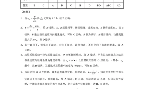 重庆市巴蜀中学2024届高考适应性月考卷（三）物理参考答案(1)_2023年10月_0210月合集_2024届重庆巴蜀中学高三适应性月考（三）_重庆巴蜀中学2024届高考适应性月考卷（三）物理
