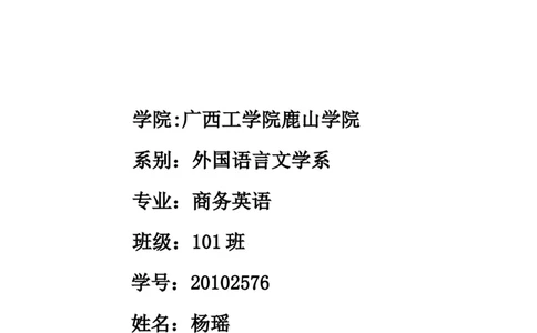 大学生涯规划书范文-外语专业_E6-职业规划_24外语专业