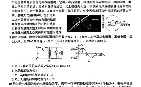 2024届江西省南昌市高三下学期第三次模拟测试物理试题_2024年5月_01按日期_21号_2024届江西省南昌市高三下学期第三次模拟测试_2024届江西省南昌市高三下学期第三次模拟测试物理试题