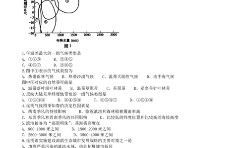 2004年广东高考地理真题及答案_赠送：2008-2024全套高考真题_高考地理真题_旧1990-2007&middot;高考地理真题_1990-2007&middot;高考地理真题&middot;PDF_广东