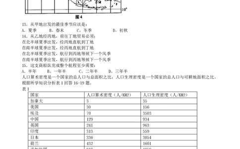 2004年广东高考地理真题及答案_赠送：2008-2024全套高考真题_高考地理真题_旧1990-2007&middot;高考地理真题_1990-2007&middot;高考地理真题&middot;PDF_广东
