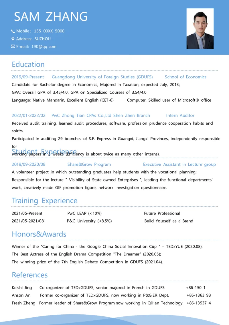 2高端简洁英文CV简历(69)_各类简历_简历模板(1)_英文简历模版86套2025版_