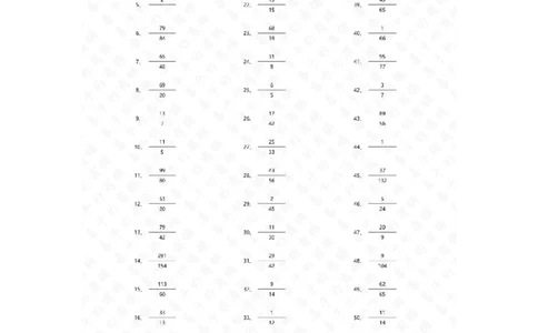分数加减混合第61~80篇（高级）答案_编码0121-6年级数学口算计算_口算题（适合5年级）_分数-加减混合（280篇）_（分数）加减混合高级1~（100篇）