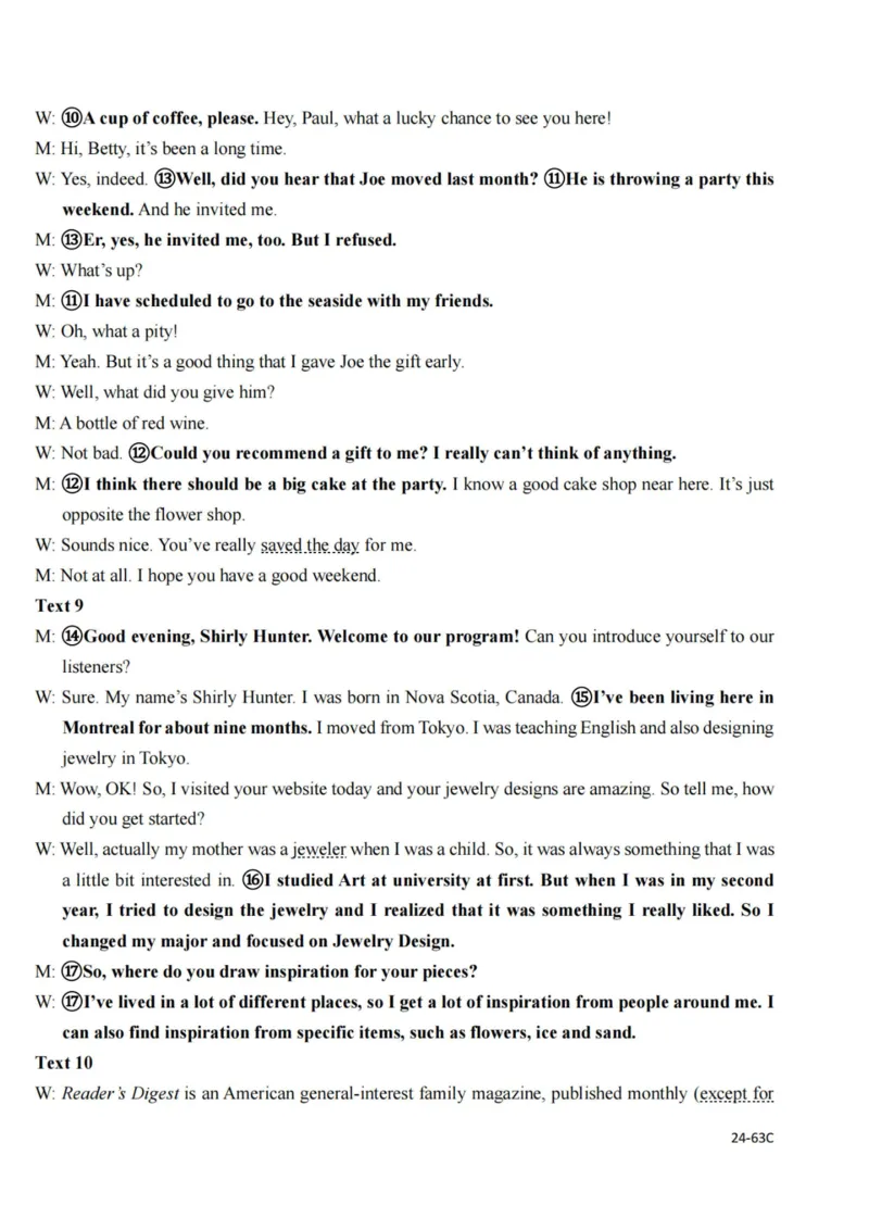 英语答案-2310强基联盟(1)(1)_2023年10月_0210月合集_2024届浙江强基联盟第一学期高三年级10月联考_浙江强基联盟2024届第一学期高三年级10月联考英语