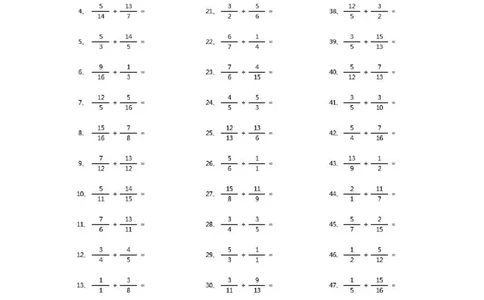 分数除法第91~100篇（高级）_编码0121-6年级数学口算计算_口算题（适合6年级）(1)_分数-除法（200篇）_（分数）除法高级（100篇）