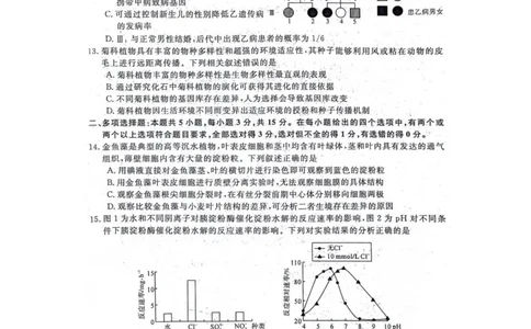 生物(1)_2023年10月_0210月合集_2024届河北省金科大联考高三上学期10月联考（24046C）_河北省金科大联考2024届高三上学期10月质量检测生物