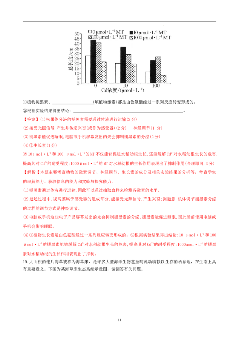生物（福建卷）（全解全析）_2023高考押题卷_学易金卷-2023学科网押题卷（各科各版本）_2023学科网押题卷-学易金卷-生物_生物（福建卷）-学易金卷：2023年高考考前押题密卷
