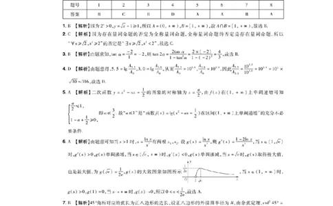 河南省普高联考2023-2024学年高三上学期测评（二）数学答案(1)_2023年10月_01每日更新_6号_2024届河南省普高联考高三上学期测评（二）
