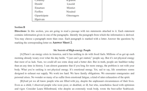 四级通关模拟卷第五套_英语四六级整合_英语四六级真题版本一此版本可作为补充_大学英语CET4_X0_03-四级模拟题_四级模拟题1-5套（赠送）_四级通关模拟卷（5）