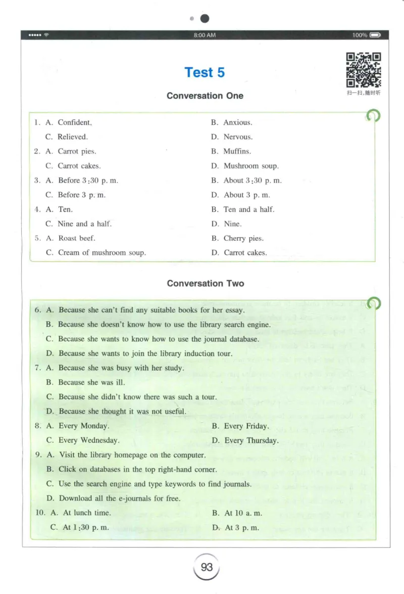 专四听力星火题_2025专四专八真题及备考资料_2009-2024专四真题+备考资料_2024专四备考资料合辑（电子书）_24专四听力_24星火专四听力1000题